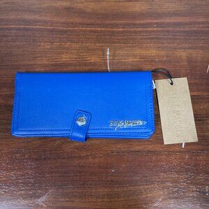 Steve Madden Ballen Foldover Wallet Cobalt Blue